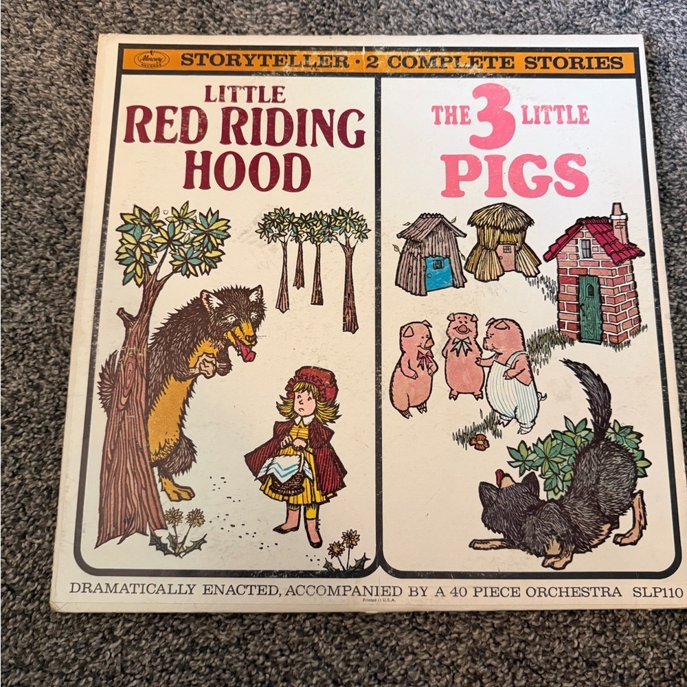 Storyteller: Little Red Riding Hood & The 3 Little Pigs Illustrated Record